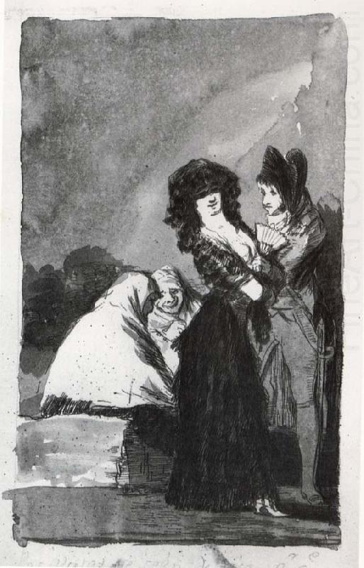Las Viejas se salen de risa, Francisco Goya